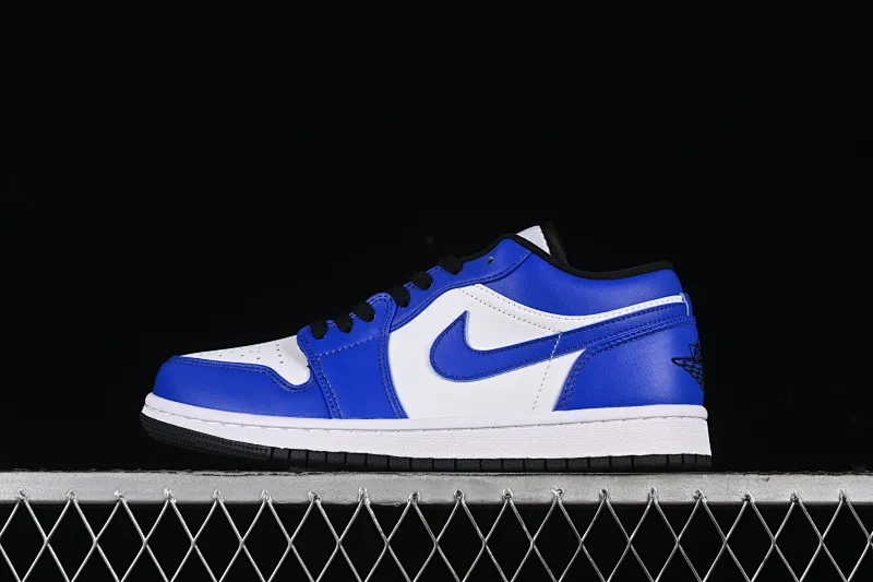 All categories Air Jordan Jordan series basketball shoes Air Jordan 1 Low Z version Air Jordan 1 Low AJ1 Joe 1 white and blue low-top retro basketball shoes 553558-124